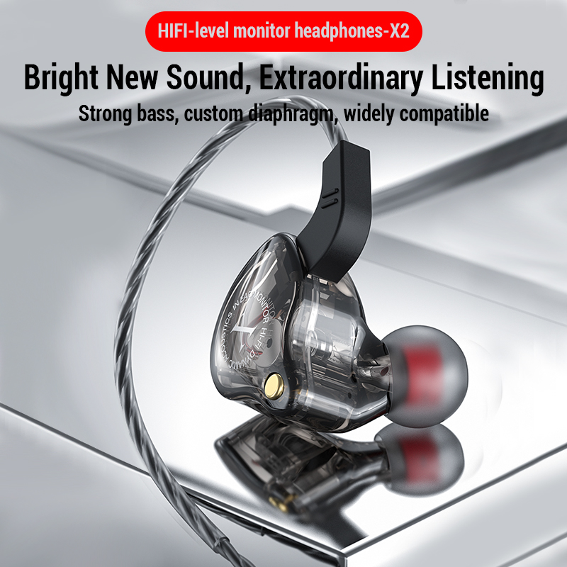 Esports Gaming Monitor - Sport Wired Headphones Running Earphone Computer