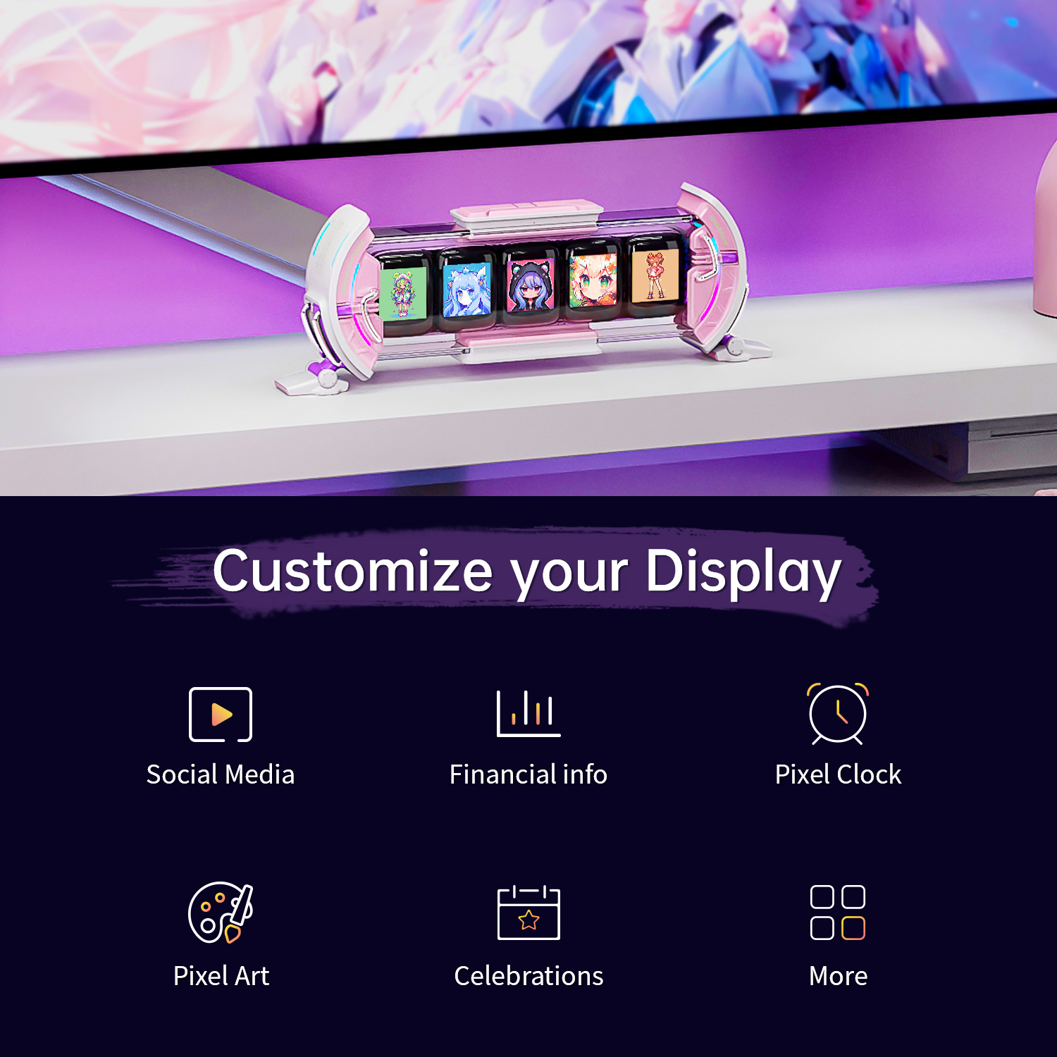 Divoom Times Gate Cute Gaming  - Esports Gaming Monitor recensione e prezzo