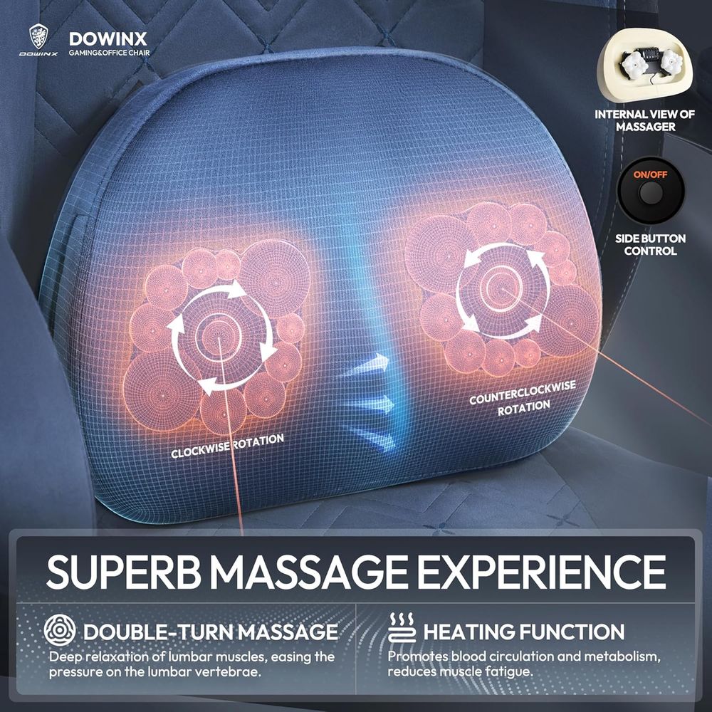 Heated Massage Lumbar Support  - Gaming & Esports District recensione e prezzo