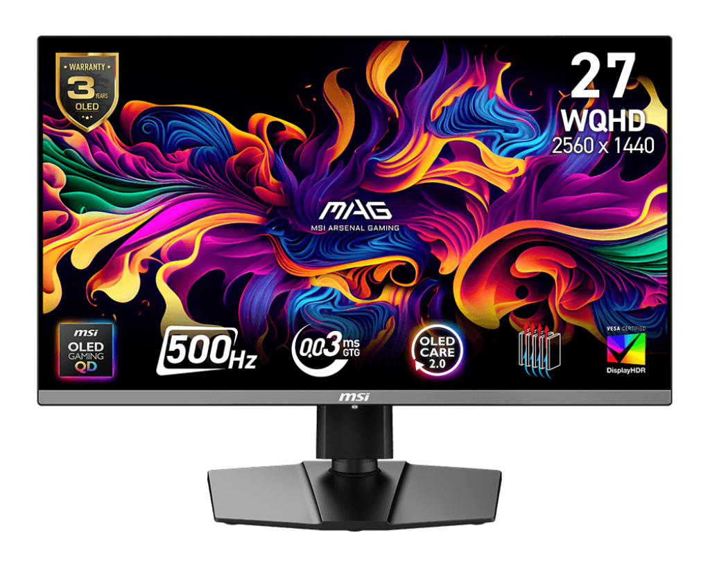 2025  MAG 272QP QD-OLED X50 Mo - Esports Gaming Monitor recensione e prezzo