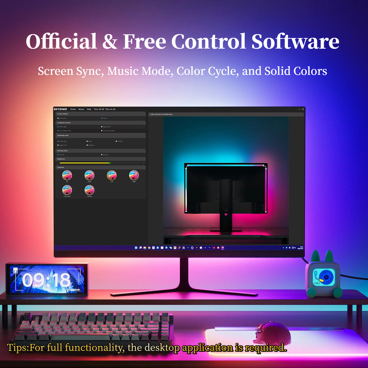 Upgrade RGB PC Backlight for 2 - Esports Gaming Monitor recensione e prezzo