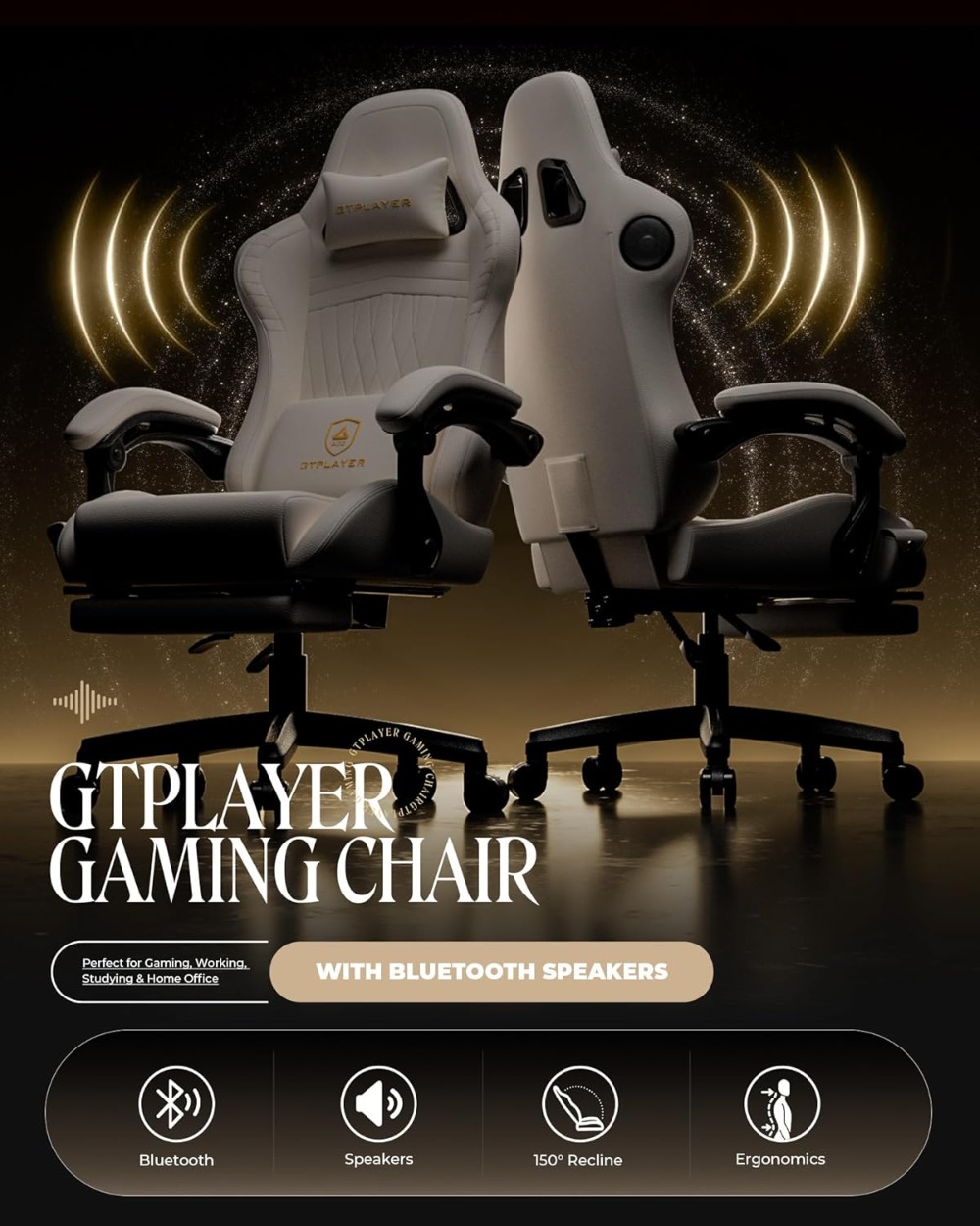 Gaming Chair with Speakers, Fo - Gaming & Esports District recensione e prezzo