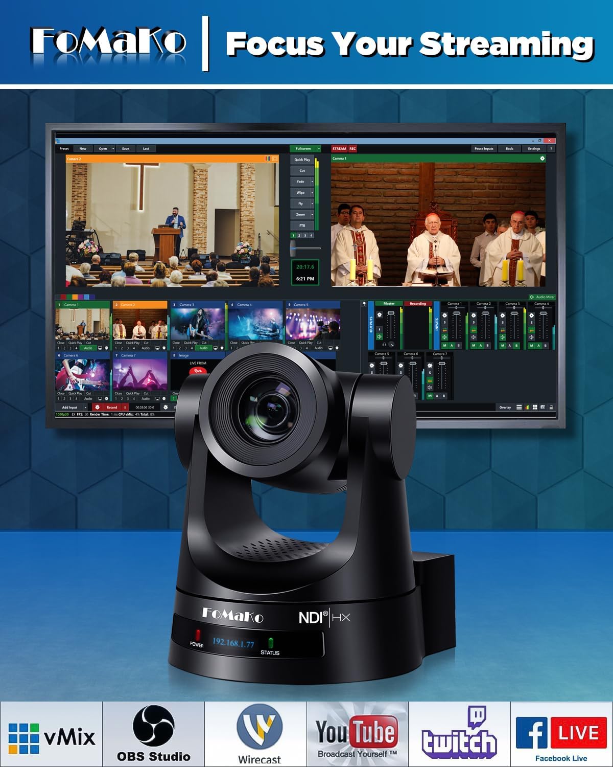 NDI Camera 30X Optical Zoom ND - Esports Gaming Tournaments recensione e prezzo