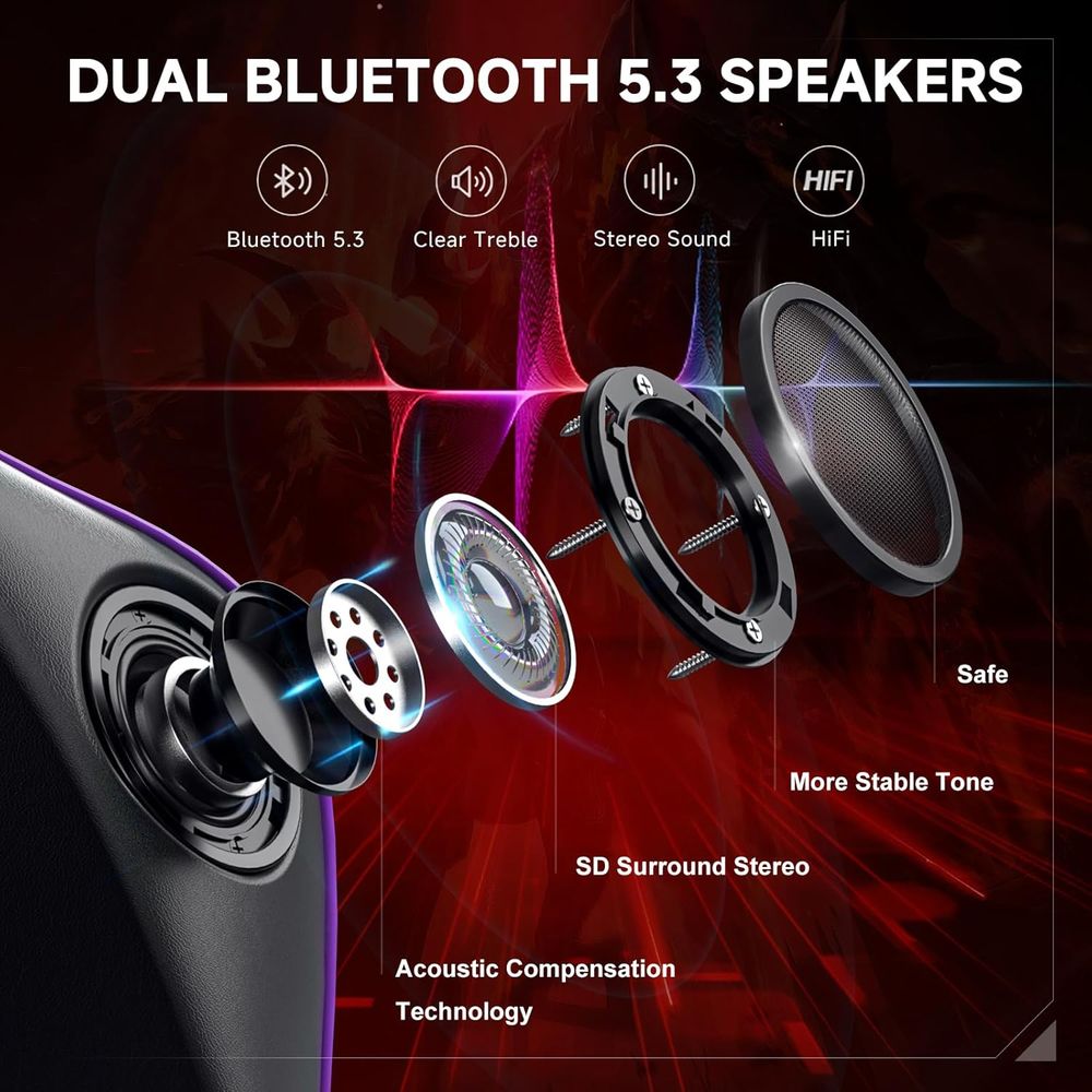 Bluetooth Gaming Chair with Ad - Gaming & Esports District recensione e prezzo
