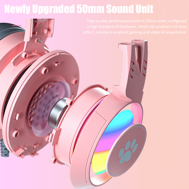 Cute Cat Ear Gaming Headphones - Esports Gaming Monitor recensione e prezzo