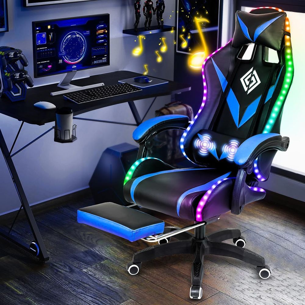 RGB Gaming Chair with Bluetoot - Gaming & Esports District recensione e prezzo