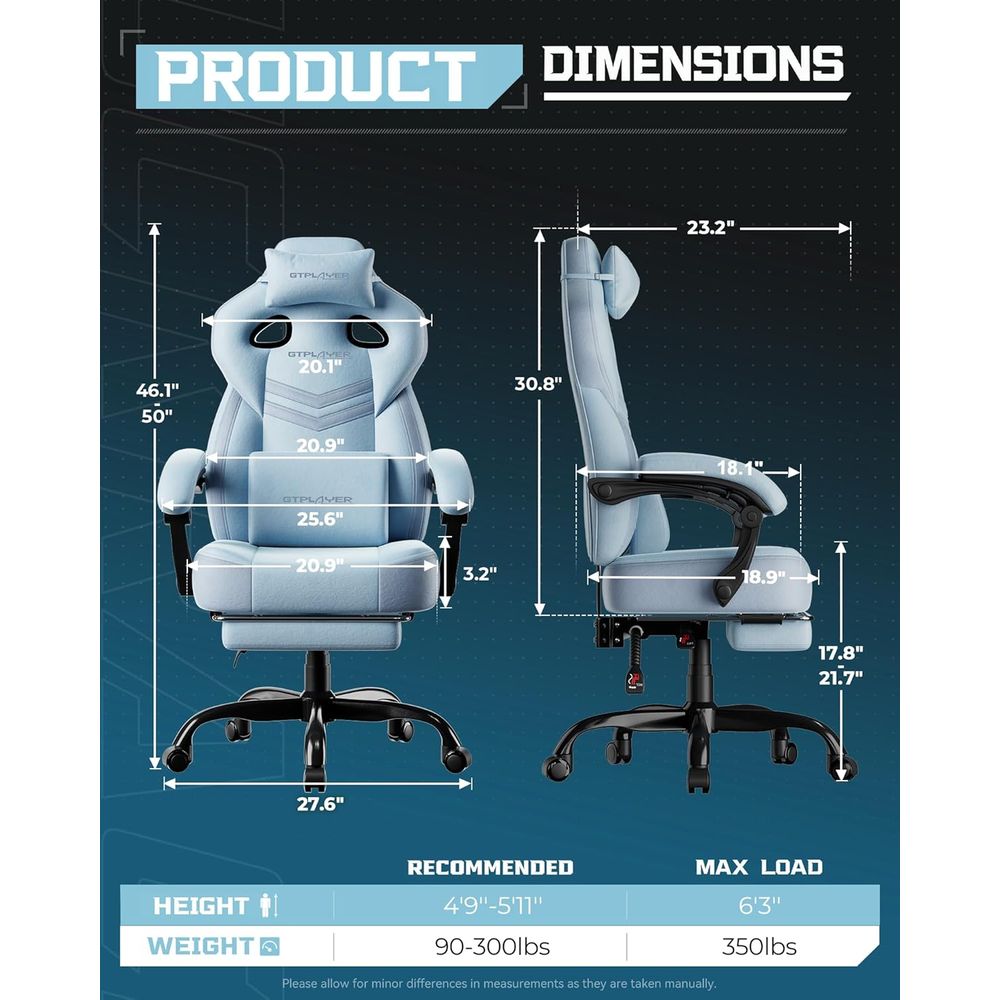 Ergonomic Big & Tall Gaming Ch - Gaming & Esports District recensione e prezzo