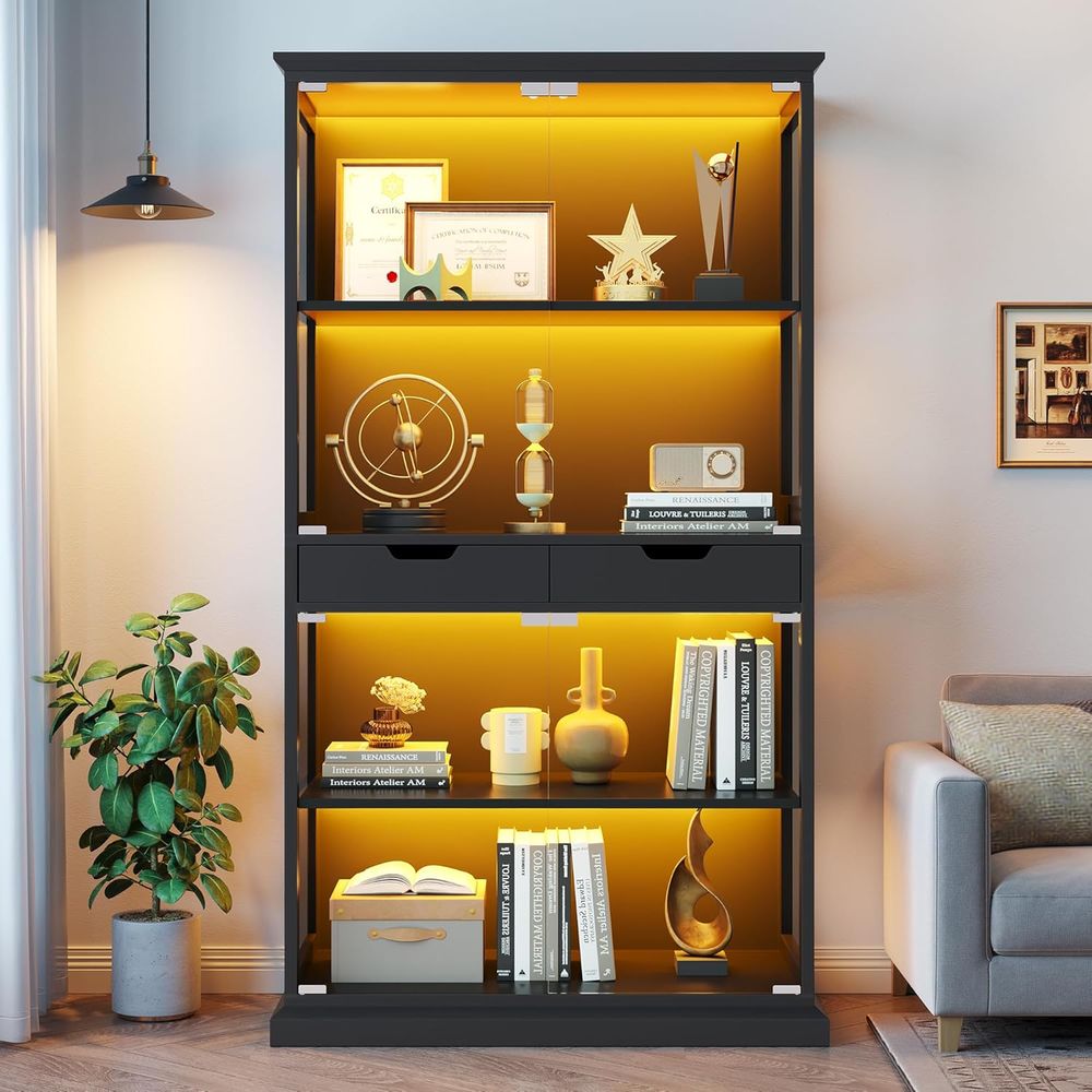 68 Tall Glass Display Cabinet  - Gaming & Esports District recensione e prezzo